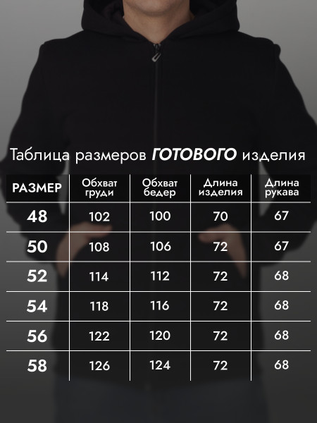 Толстовка мужская футер 3-х нитка начес пенье Толстовка мужская футер 3-х нитка начес пенье